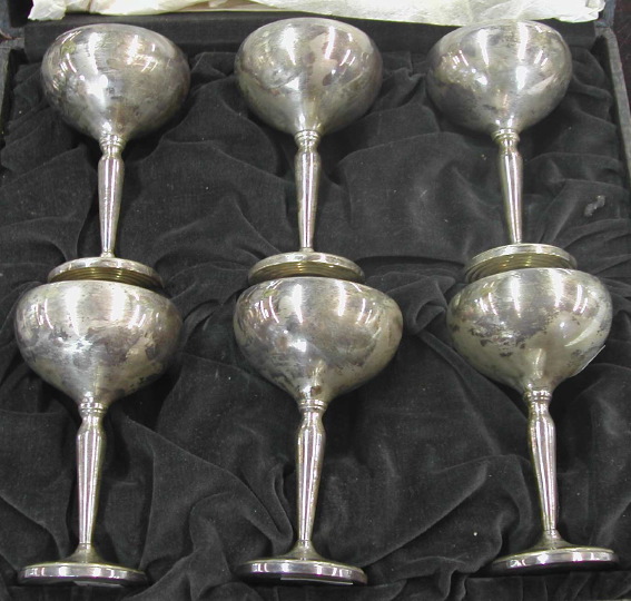 Boxed Set of Six M F Hirsch Sterling 2dcb1