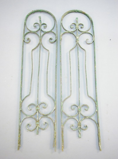 Set of Ten Late Victorian Wrought Iron 2dd78