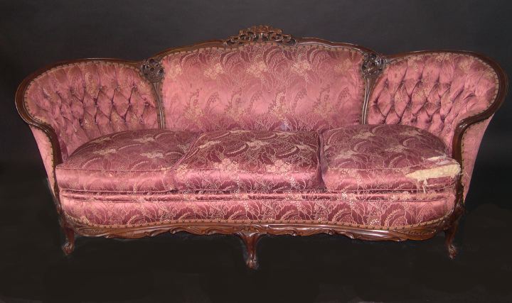Victorian Mahogany Sofa,  fourth