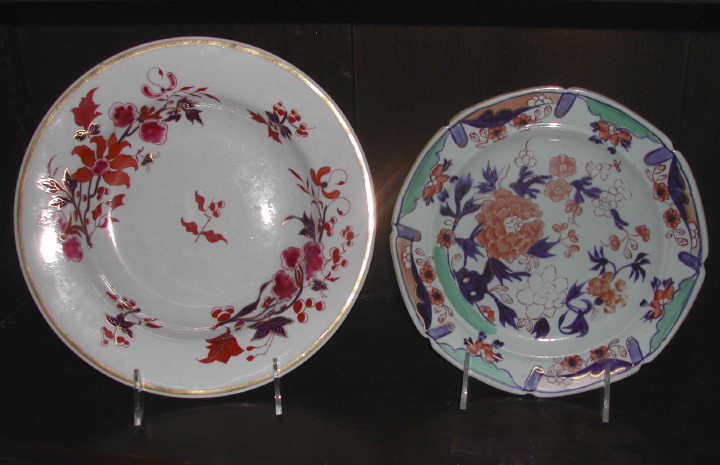 Two Oriental Patterned Plates  2da8a