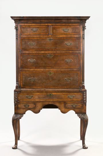 George III Style Mahogany Highboy  2da8d