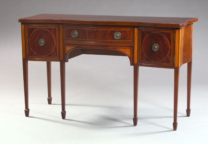 George III Style Flame Mahogany  2daa5