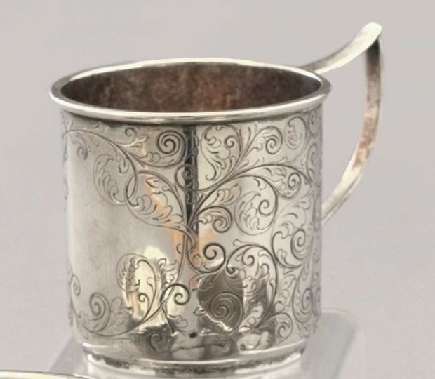 American Sterling Silver Cylindrical