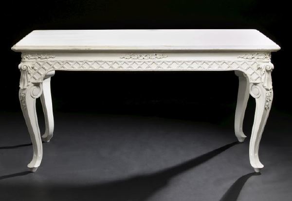 Louis XV Style White Painted Wooden 2daec