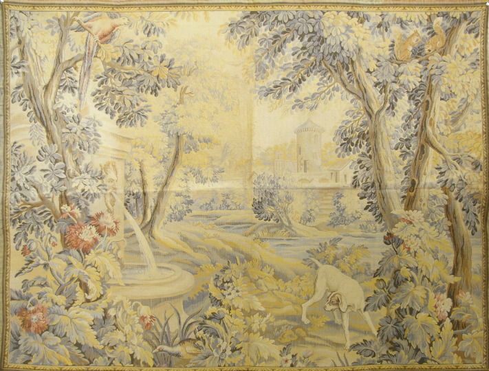 Franco-Belgian Aubusson-Style Tapestry