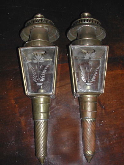 Good Pair of Spanish Colonial Brass 2db32