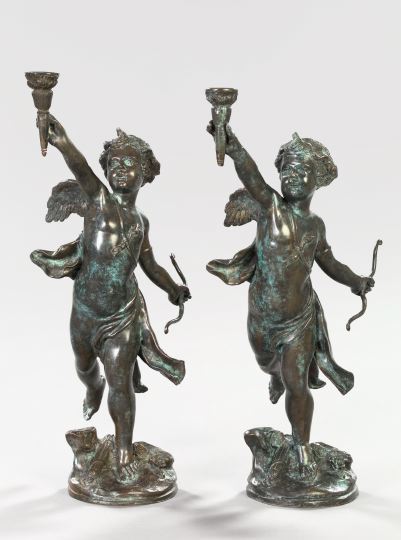 Pair of French Bronze Patinated 2db55