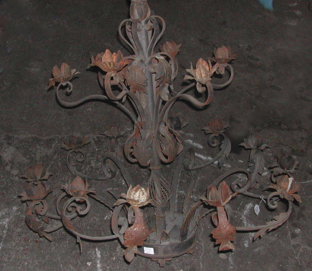 Italian Wrought Iron and Stamped Metal 2db75