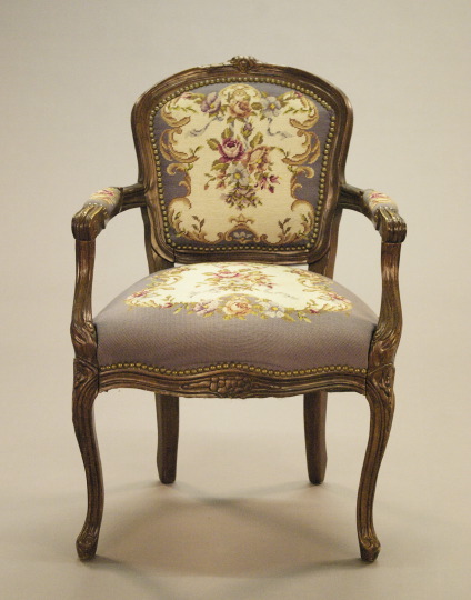 Louis XVI-Style Walnut-Stained
