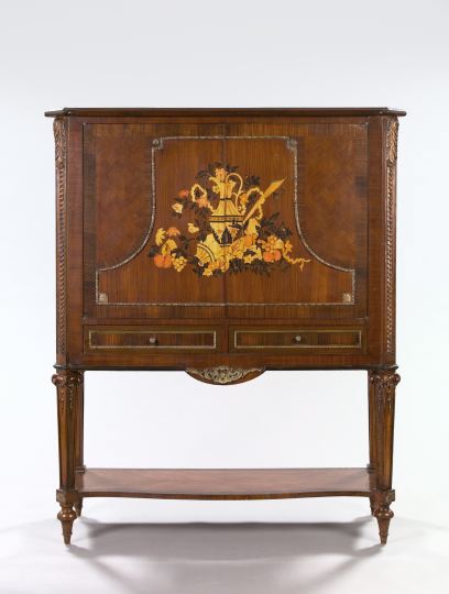 Louis XVI-Style Kingwood Cabinet,  the