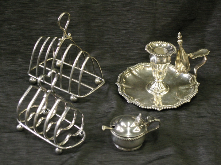 Group of Four Silverplate Items  2dbdc