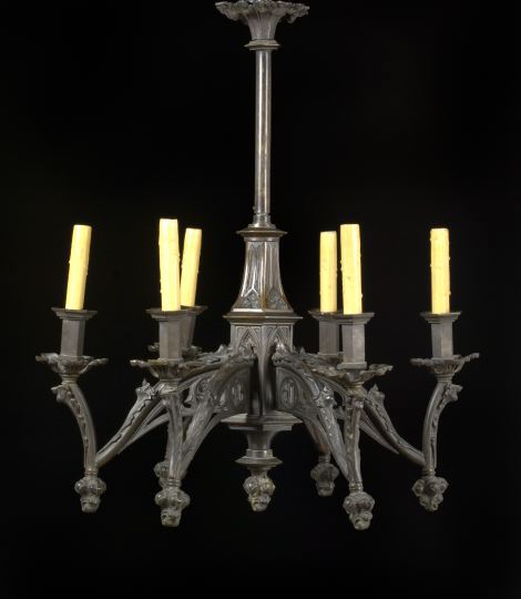 Napoleon III Patinated Bronze Six Light 2dbf6