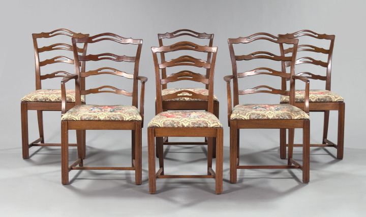 Suite of Six George III Style Mahogany 2e093