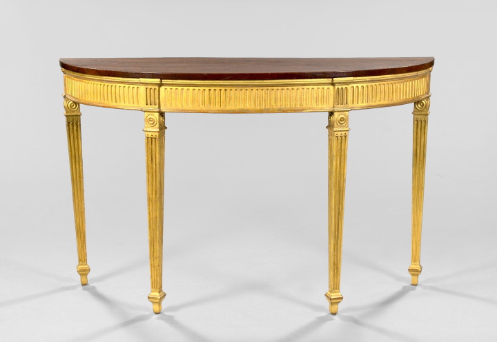 Louis XVI-Style Mahogany and Giltwood