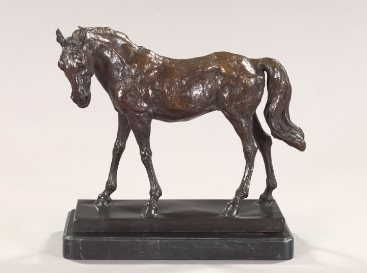 Attractive French Patinated Bronze Figure