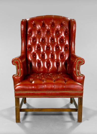 George III-Style Leather and Mahoganized