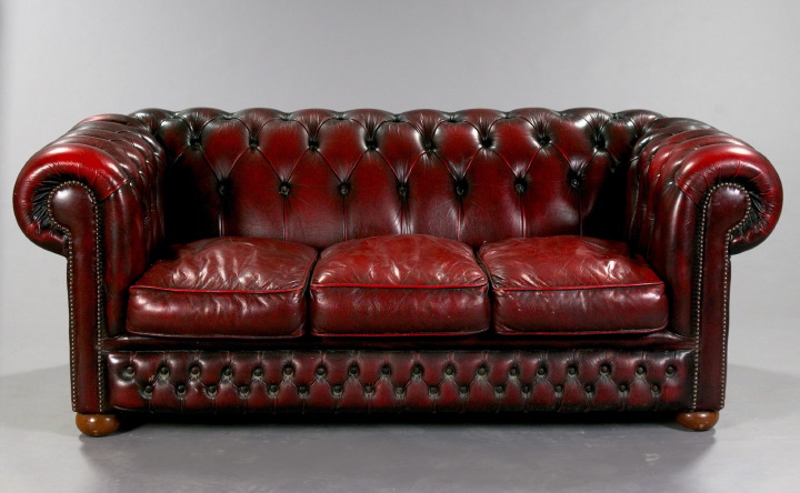 Oxblood Leather Chesterfield, 