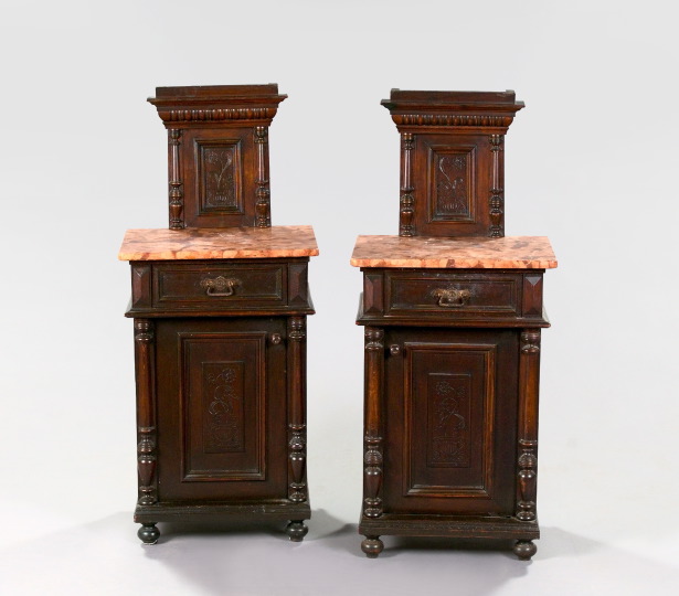 Pair of French Stained Fruitwood 2e175