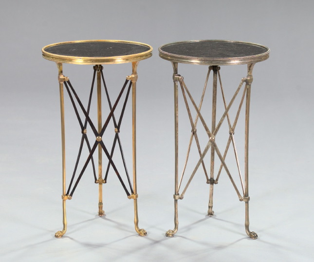 Pair of Directoire-Style Gilt-Metal