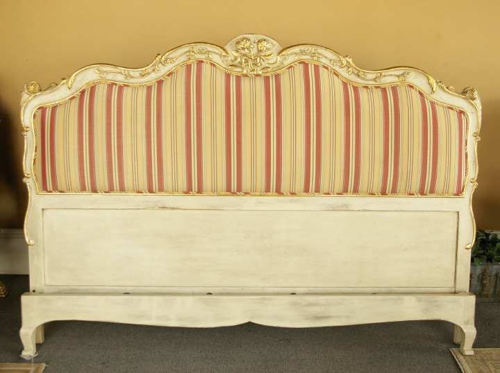 Louis XV-Style Carved Wood King-Size