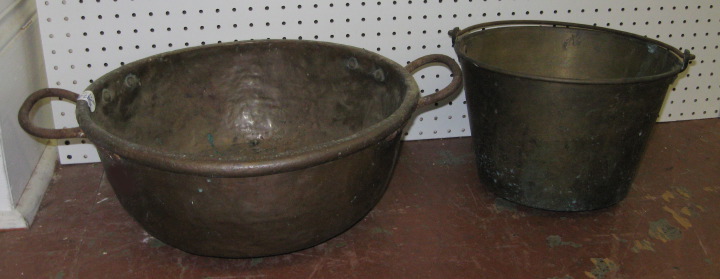 Two Provincial Kitchen Vessels,