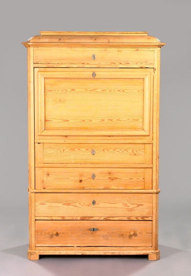 Biedermeier Style Waxed Pine Armoire  2e1e5