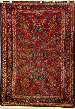 Antique Persian Lilihan Carpet  2e20c