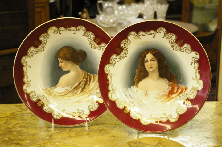 Large Pair of Austrian Porcelain 2e21f