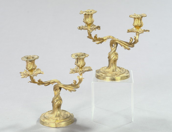 Pair of Louis XVI-Style Gilt-Lacquered
