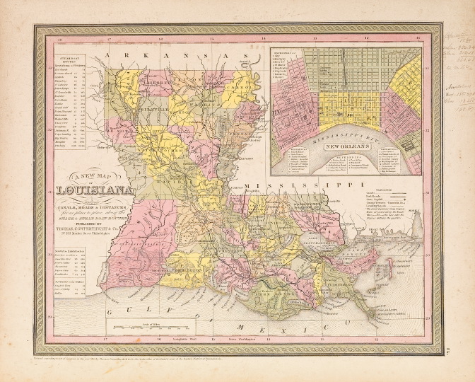 A New Map of Louisiana With its 2e3e1