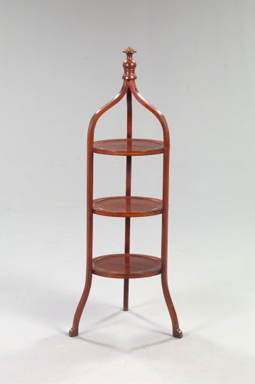 Regency Style Banded Mahogany and 2e44a