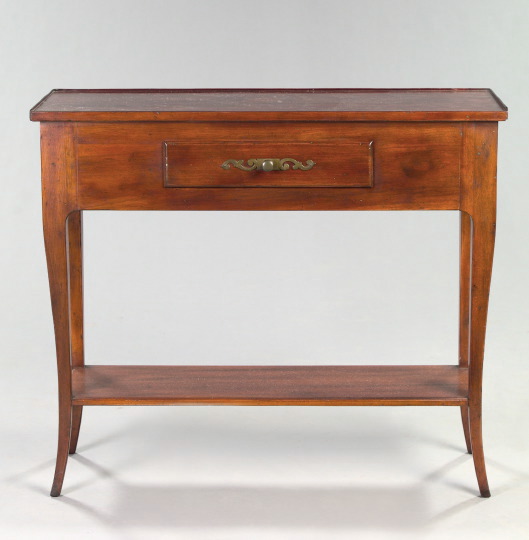 Provincial Louis XV-Style Mahogany