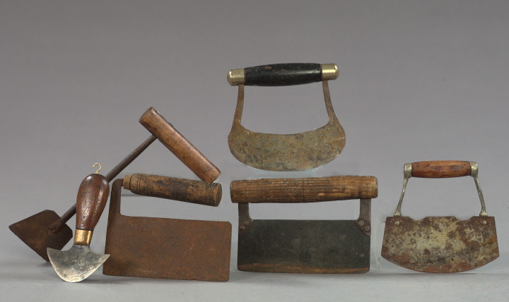 Collection of Six Wrought-Iron Food