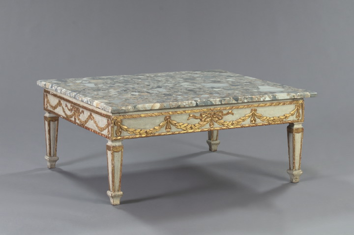 Fine Louis XVI-Style Polychromed,