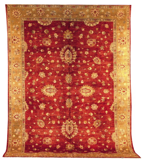 Peshawar Carpet,  9' 10" x 13'
