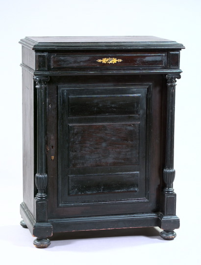 Napoleon III Ebonized Parlor Cabinet  2e4cb