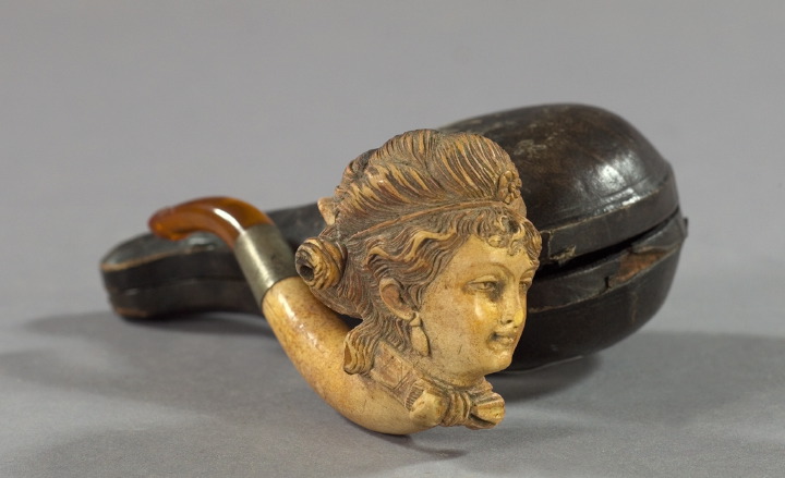 Good Cased Meerschaum and Amber