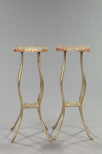 Pair of Late Victorian Cast-Brass