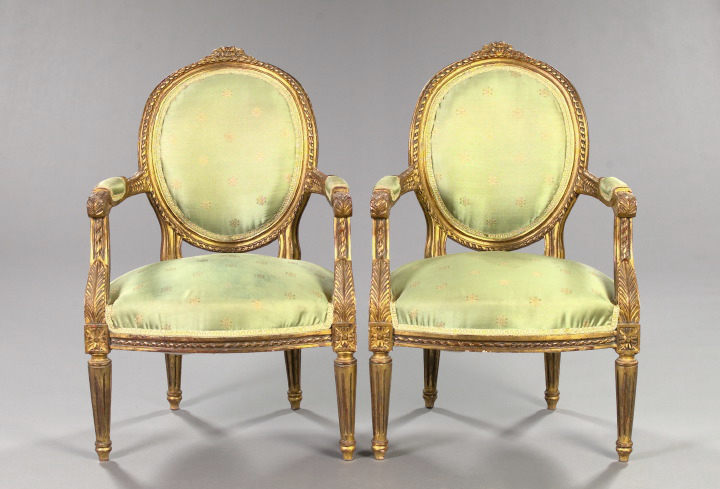 Pair of Louis XVI Style Giltwood 2e563