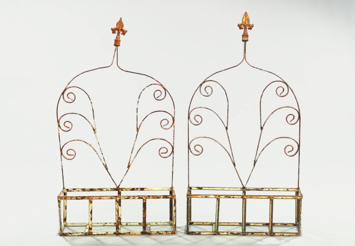 Pair of French Wrought and Cast Iron 2e599