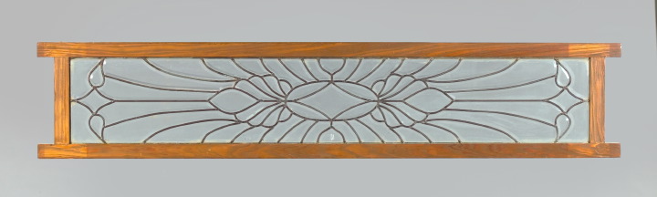 Large Pair of American Leaded Beveled