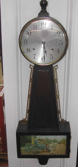 Gilbert Clock Company Brass-Mounted