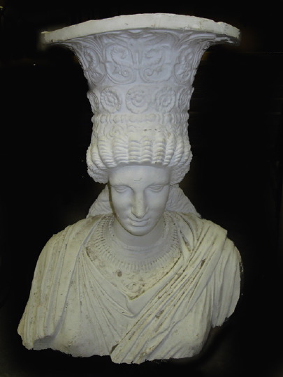 Large White Plaster Cast of the