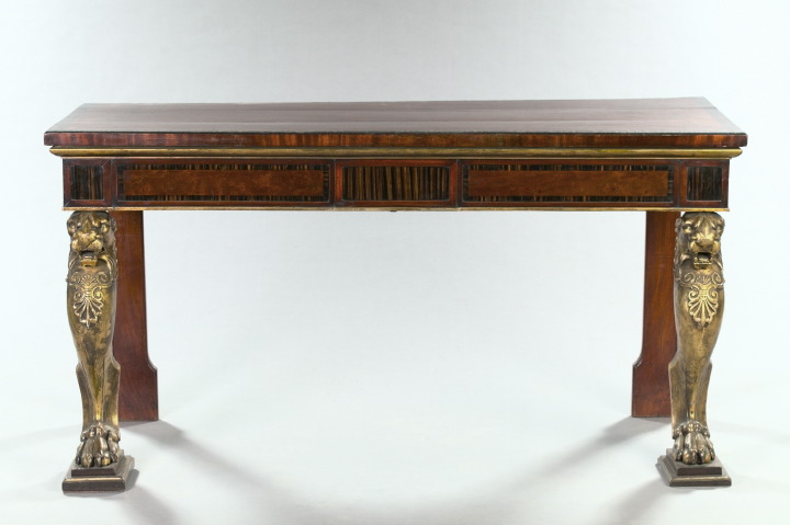 Regency Style Mahogany and Giltwood 2e851