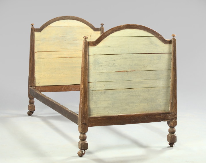 Early Swedish Polychromed Bedstead  2e868