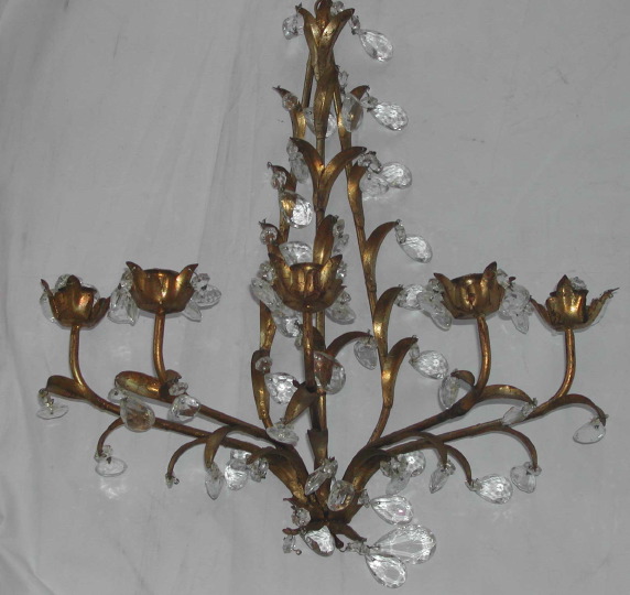 Italian Gilded Cut- and Wrought-Iron