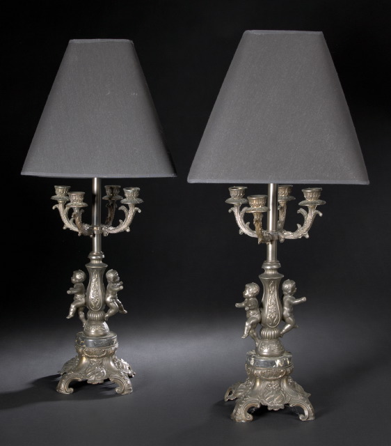 Large Pair of French Bronze Patinated 2e8ba