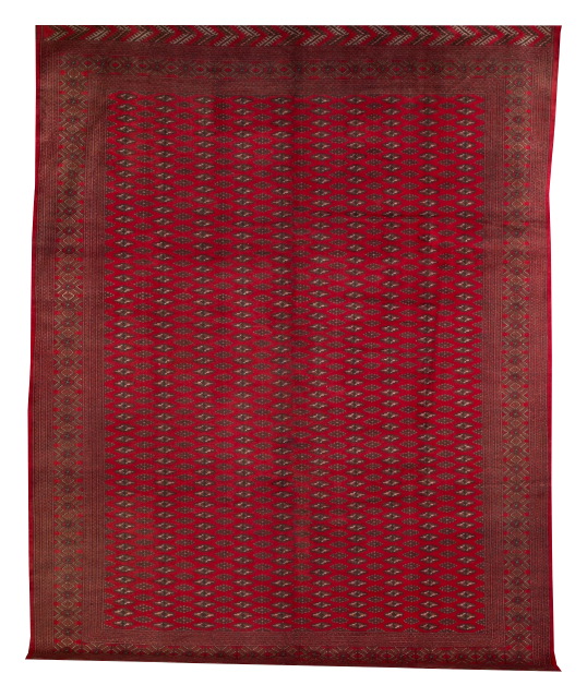 Turkoman Bokhara Carpet,  9' 10"