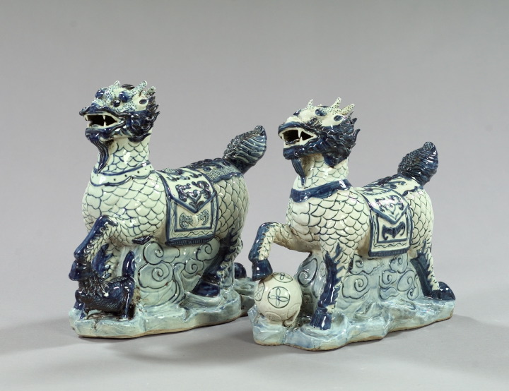 Large Pair of Kuang-Hsu Blue and