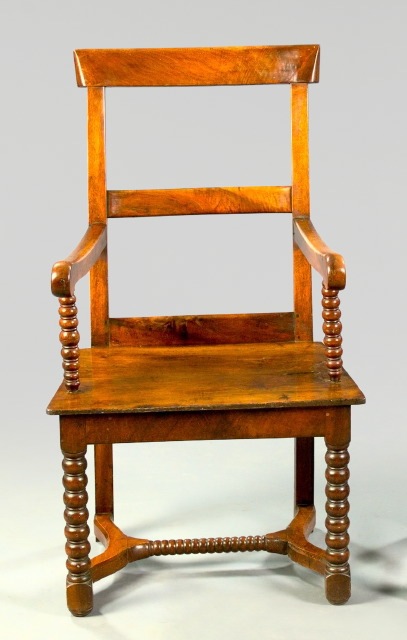 Provincial Louis XVI-Style Mahogany